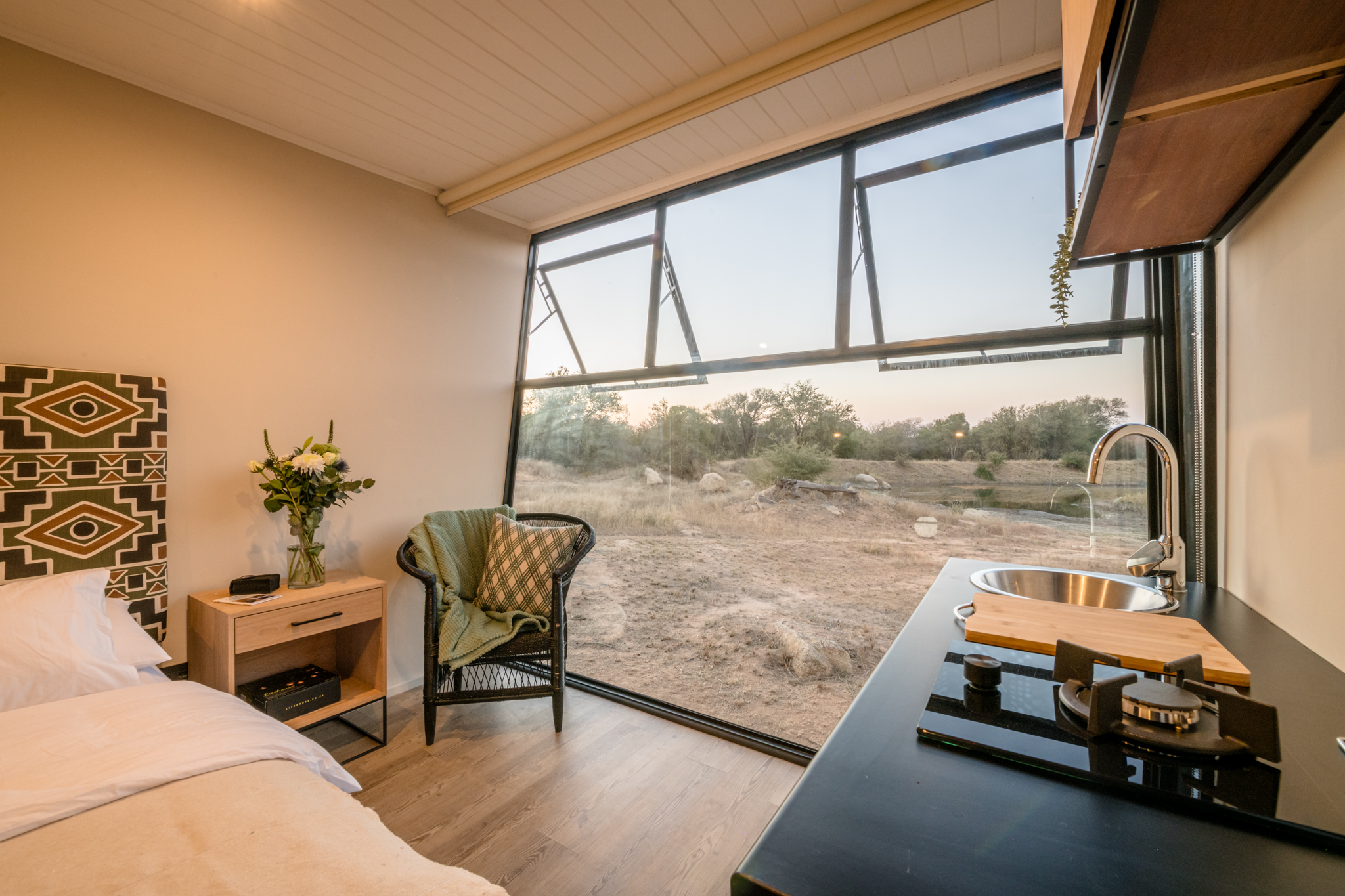 Big window with view